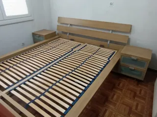 Dormitorio Matrimonio Madera y mesitas