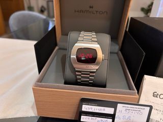 Reloj Hamilton Digital Acero