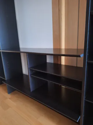 Mueble TV Ikea Negro Madera