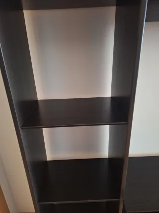 Mueble TV Ikea Negro Madera