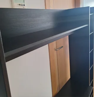 Mueble TV Ikea Negro Madera