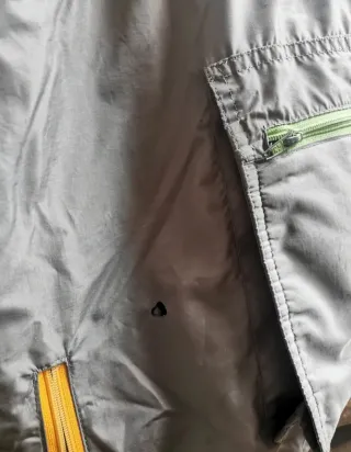 Chaqueta Anorak Vintage Good Wind Gris Multicolor