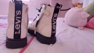 Botas Levi's Blancas Talla 35