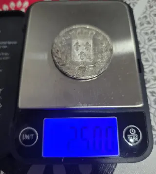 5 Francos Charles X Rey Francia