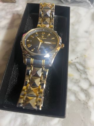 Reloj Poedagar Azul y Dorado