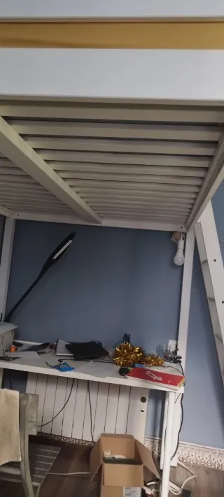 Cama alta Stora Ikea Blanca