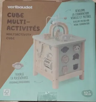 Cubo multiactividades para bebé