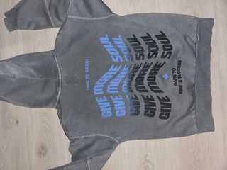 Sudadera Zara Gris con Logo