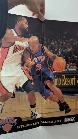 Póster NBA Stephon Marbury New York Knicks