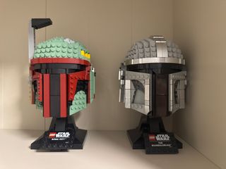 Lego Boba Fett y Mandalorian Helmets