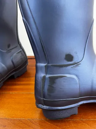 Botas de agua Hunter altas azul marino