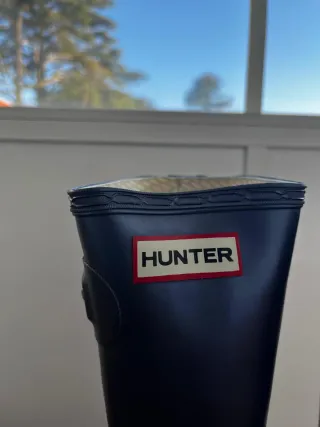 Botas de agua Hunter altas azul marino