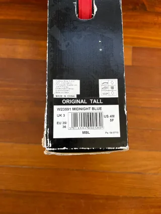 Botas de agua Hunter altas azul marino