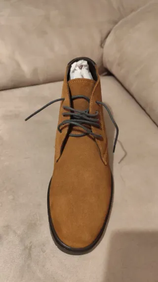 Botines de piel marrón Dustin talla 42 (43 real)