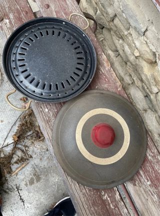 Bistecchiera ad acqua con coperchio