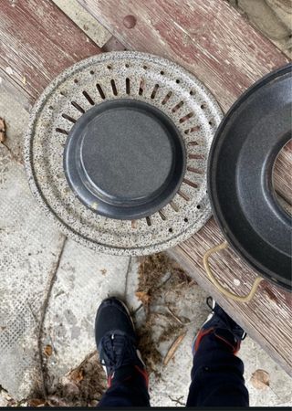 Bistecchiera ad acqua con coperchio