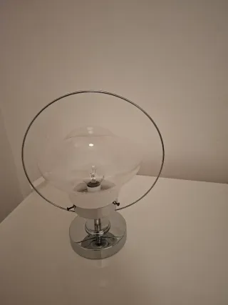 Lampada vintage design cerchio metallo