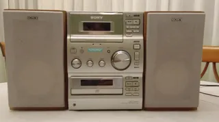 Minicadena Sony Beige/Plata