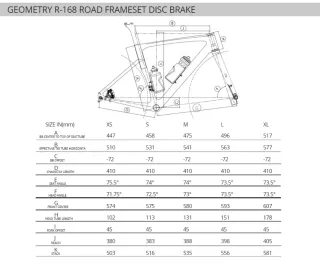 Cuadro carbono carretera