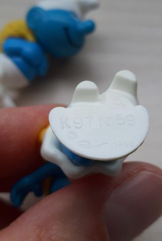 Pitufos Figuras Kinder Sorpresa Blue Dwarfs Smurfs