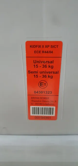 Silla coche Britax Römer Isofix Roja