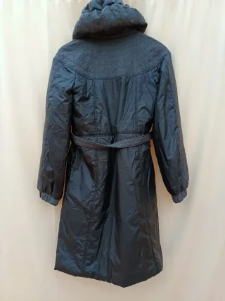 Les Copains M abrigo invierno negro/gris