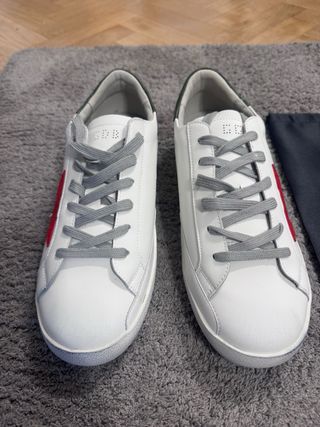 Golden Goose Superstar Sneakers Blancas Roja