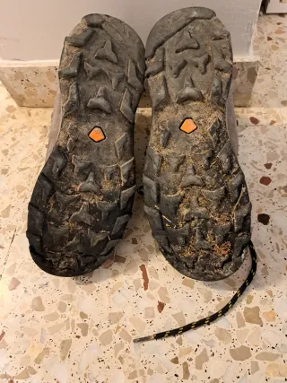 Botas Montaña Infantil Talla 36 Azul/Gris