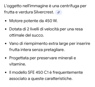 Centrifuga Frutta SilverCrest