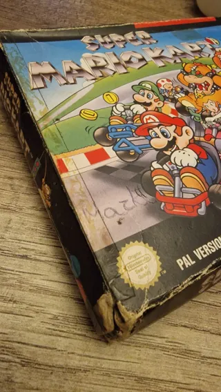 Super Mario Kart Caja SNES PAL