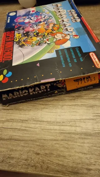 Super Mario Kart Caja SNES PAL