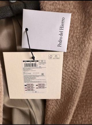 Espectacular abrigo de 900€ Pedro del Hierro TM