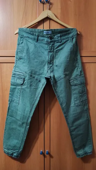 Pack 2 Pantalones Cargo Pull & Bear