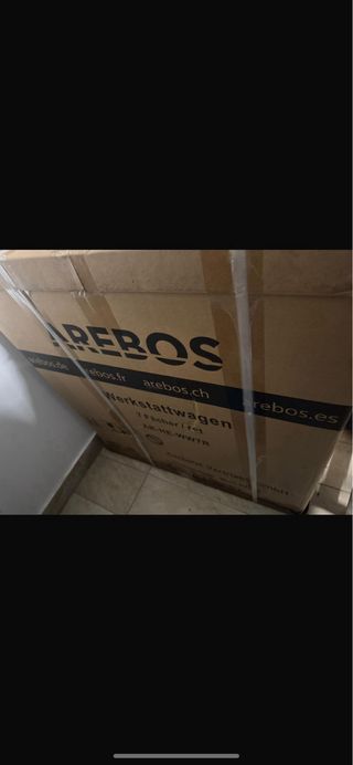 Carrello officina AREBOS rosso