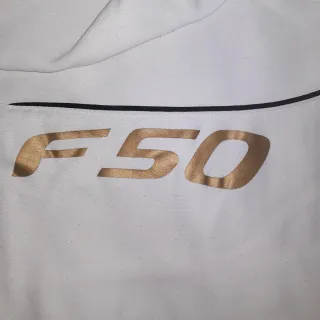 Sudadera Adidas F50 Blanca y Dorada