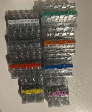 Blísters Monedas Euro Plástico