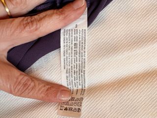 Camiseta Zara manga larga cuello drapeado