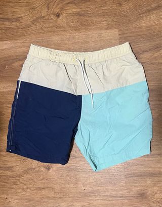 Bañador hombre color block