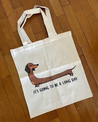 Tote bag bassotto it’s going to be a long day