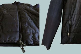 Giacca Massimo Dutti parzialmente imbottita blu