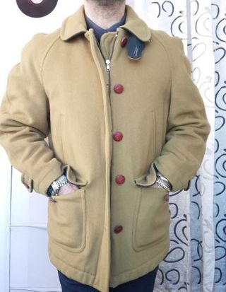 Brooksfield Cappotto Uomo Vintage 1971 cashmere