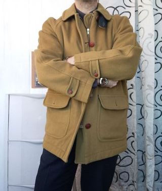 Brooksfield Cappotto Uomo Vintage 1971 cashmere