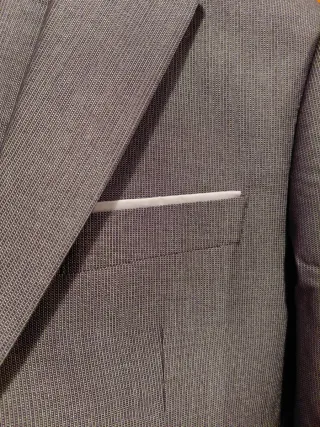 Traje de boda hombre gris