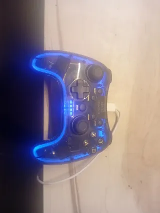 Mando PC Mars Gaming LED Azul