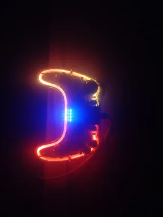 Mando PC Mars Gaming LED Azul