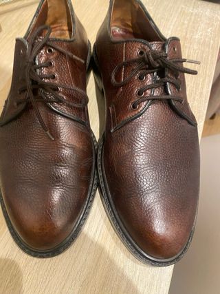 Zapatos Martinelli Cuero Marrón Vestir