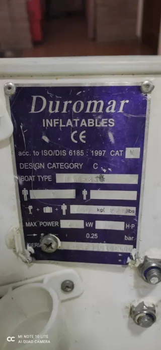 Zodiac + Motor + Sonar Garming