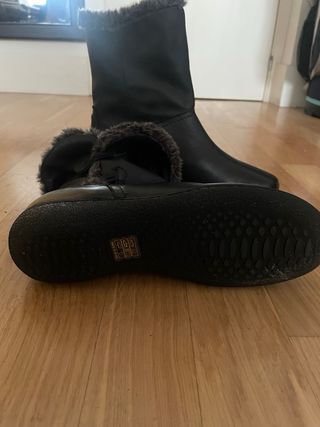 Botines piel forrados pelo T36