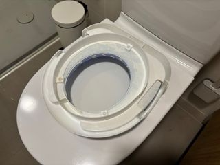 Reductor WC infantil azul con dibujos