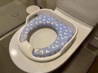 Reductor WC infantil azul con dibujos